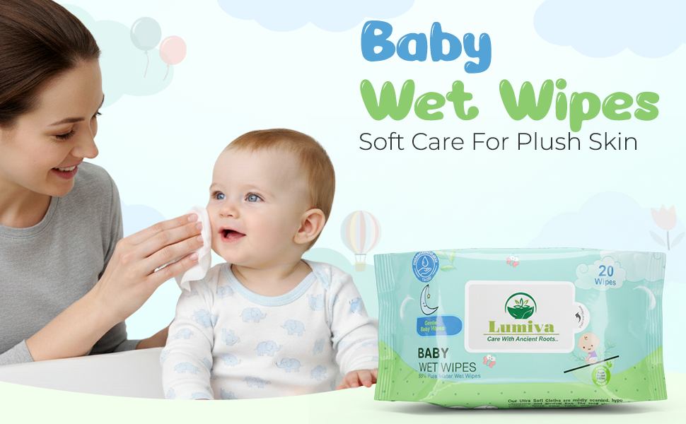 Lumiva Baby Wet Wipes