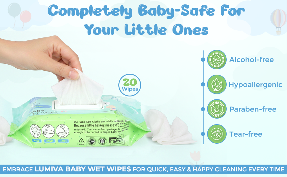 Lumiva Baby Wet Wipes