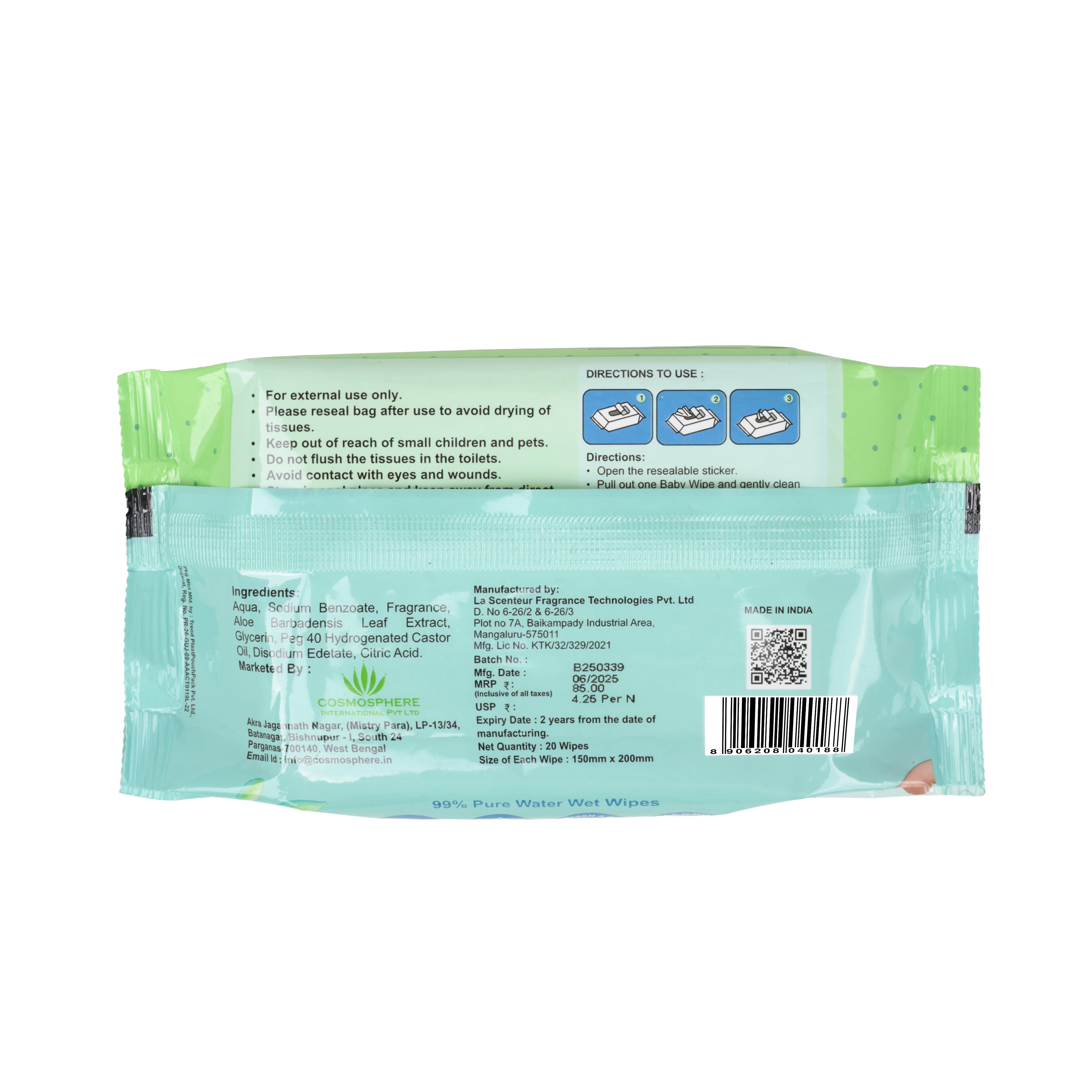 Lumiva Baby Wet Wipes
