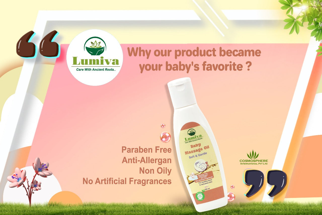 Lumiva Baby Massage Oil - 100ml