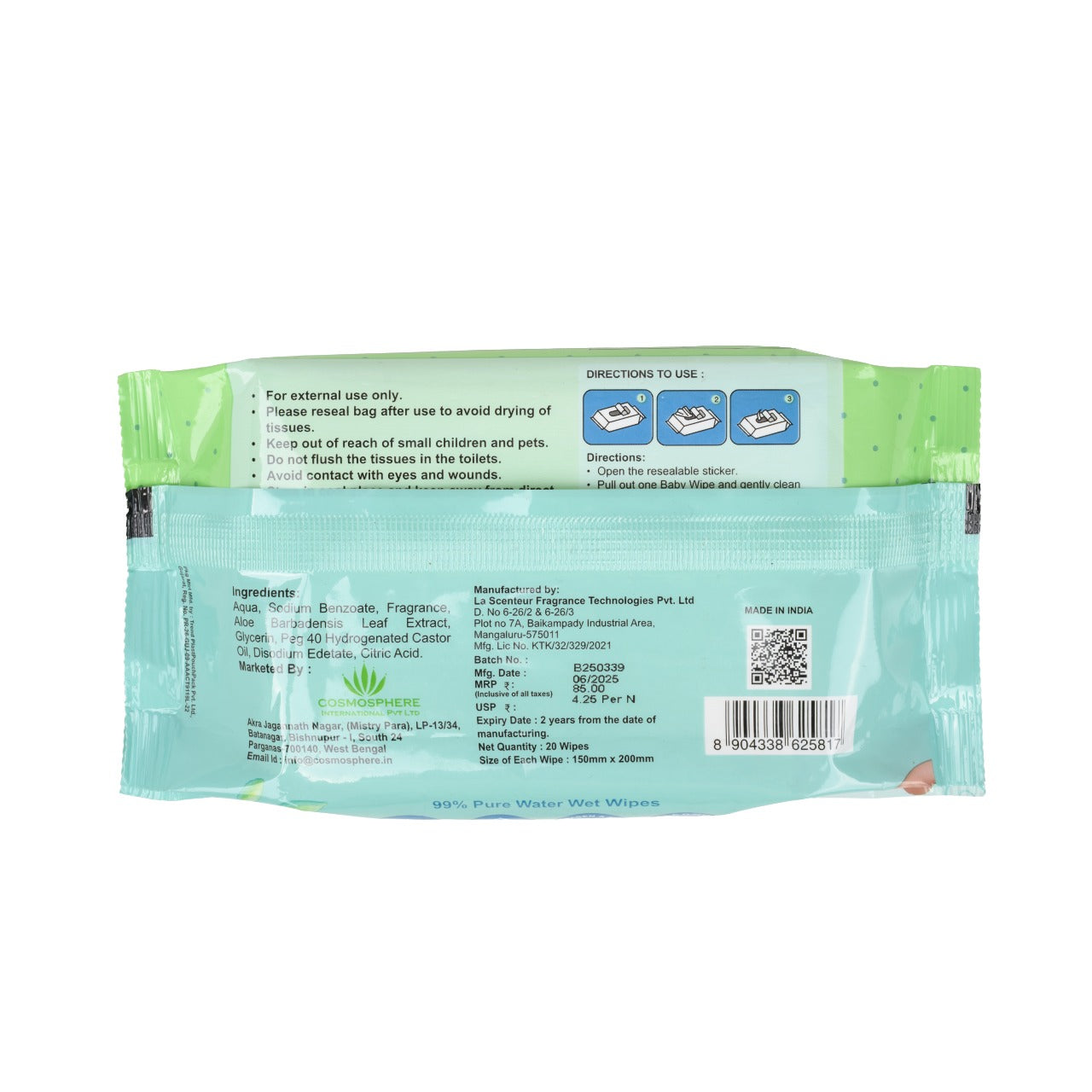 Lumiva Baby Wet Wipes