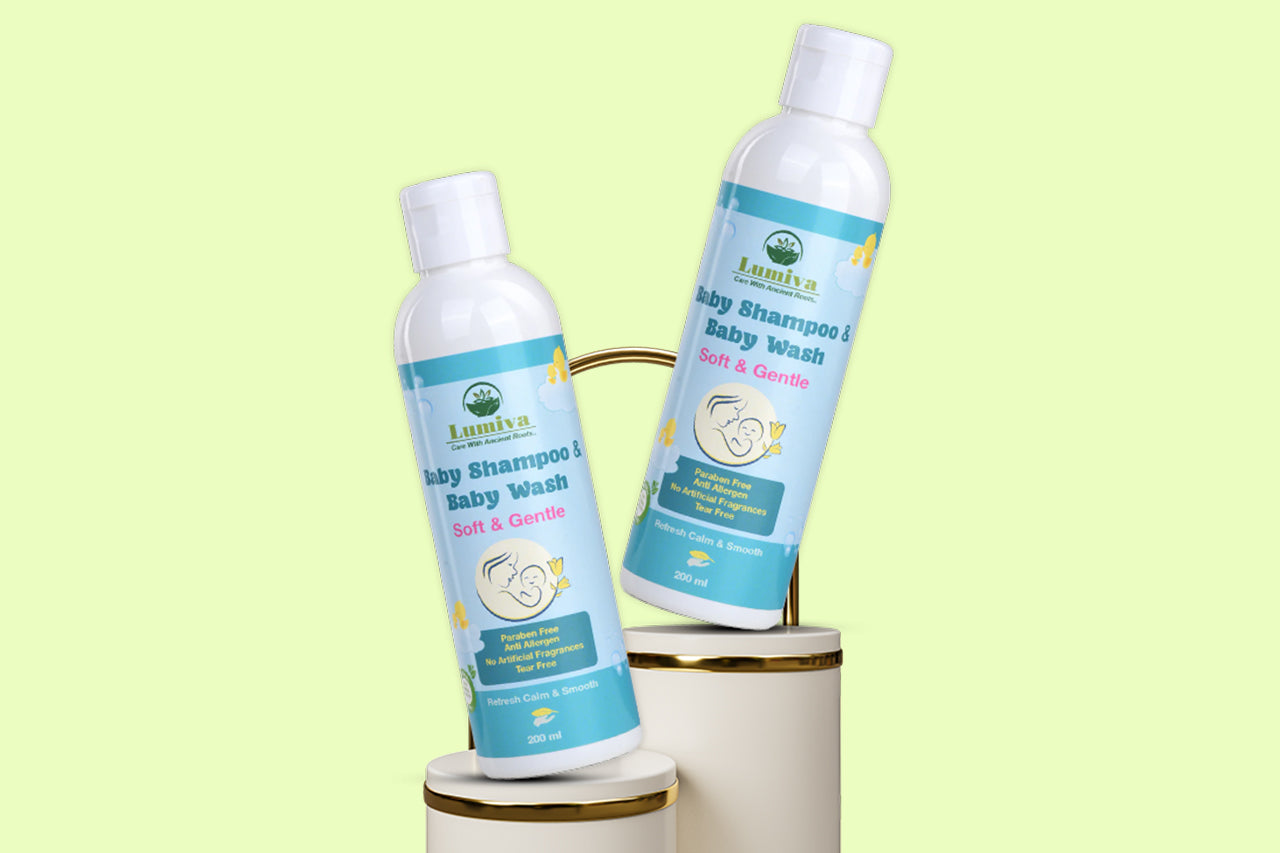 Lumiva Baby BW & Shampoo ( 200ml x 2 )